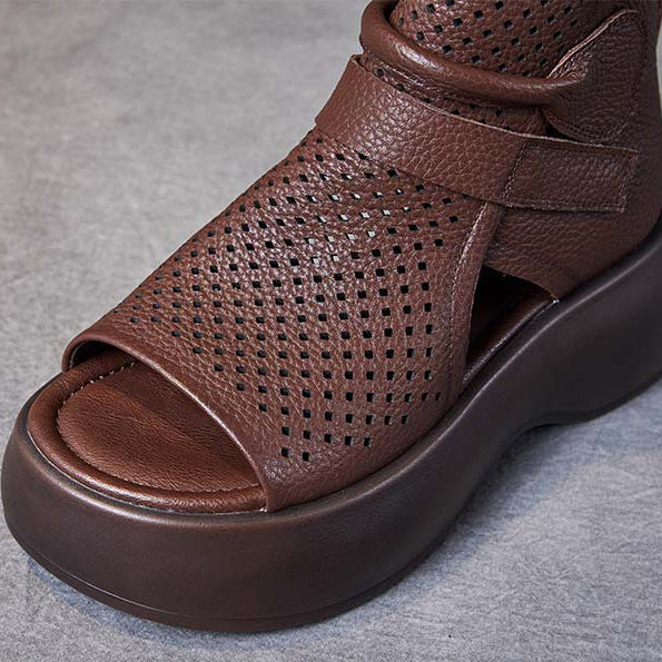 Federica™ - Zeitlose Leder-Orthopädische Sandalen