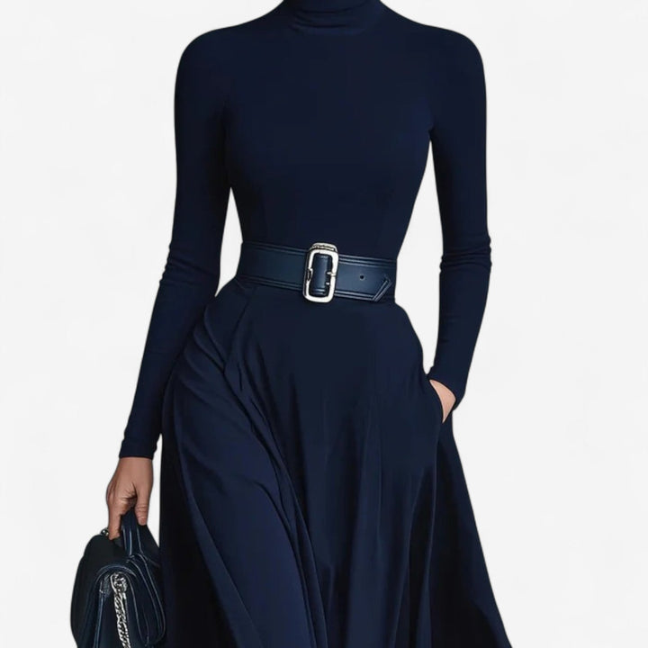 Yvelise™ Maxikleid mit Stehkragen