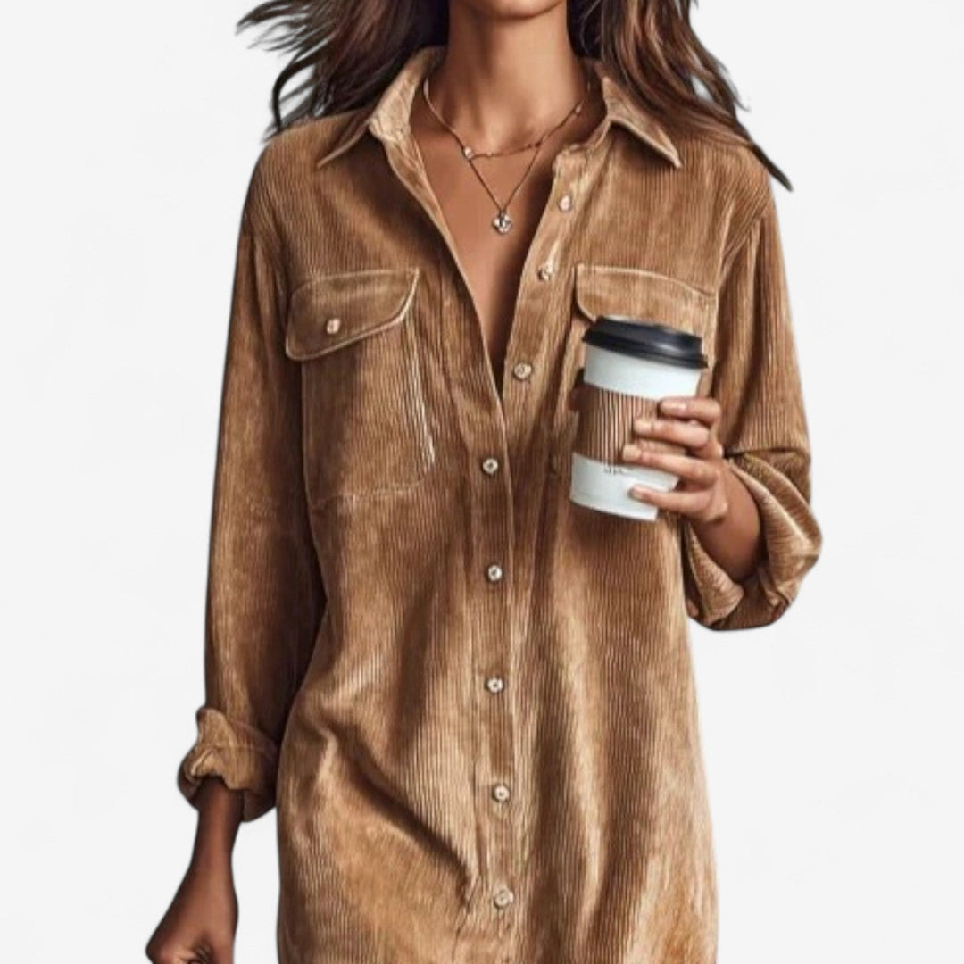 Anastacia™ Midi Kleid aus Cord