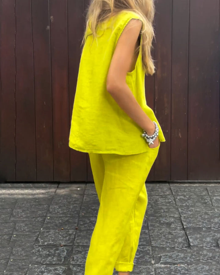 Zenneth - Lässiges Zweiteiliges Set