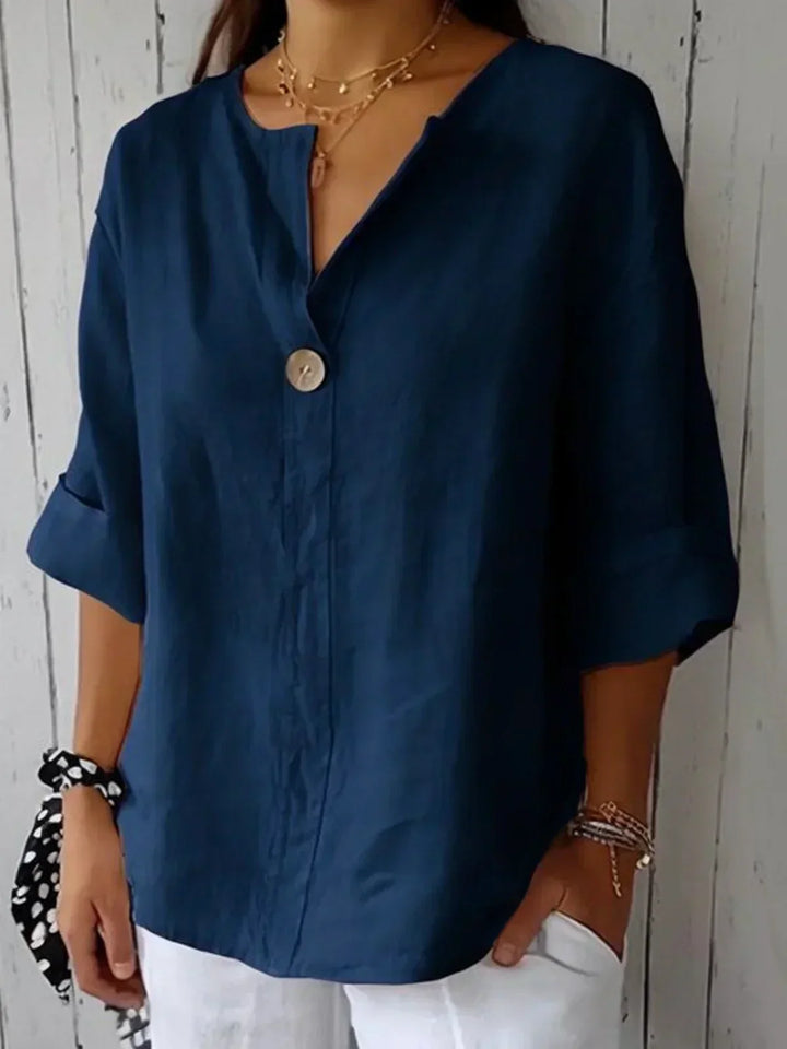 Jessa™ - Legere V-Ausschnitt Bluse