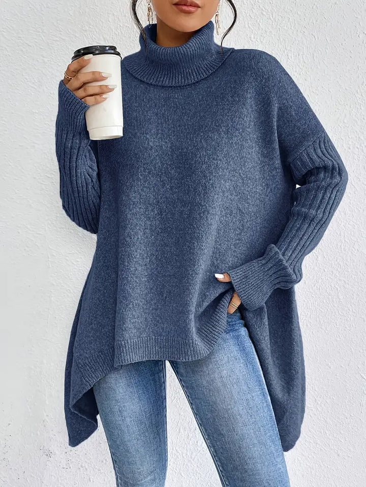 Bridgette™ - Bequemer langer Rollkragenpullover