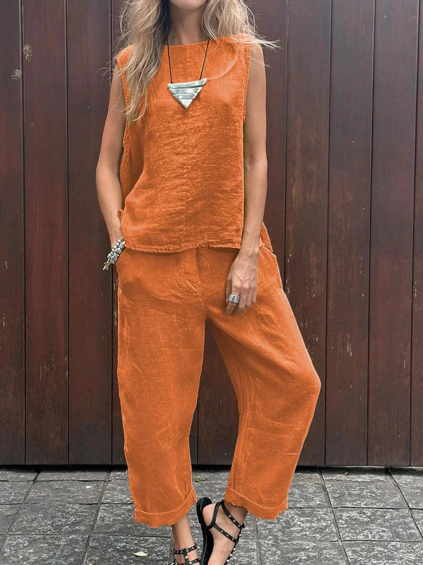 Janice™ – Stilvolles Baumwoll-Sommer-Set