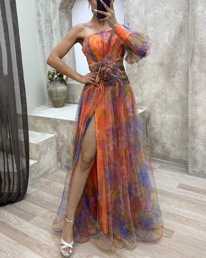 Amelia | Elegantes Split-Kleid