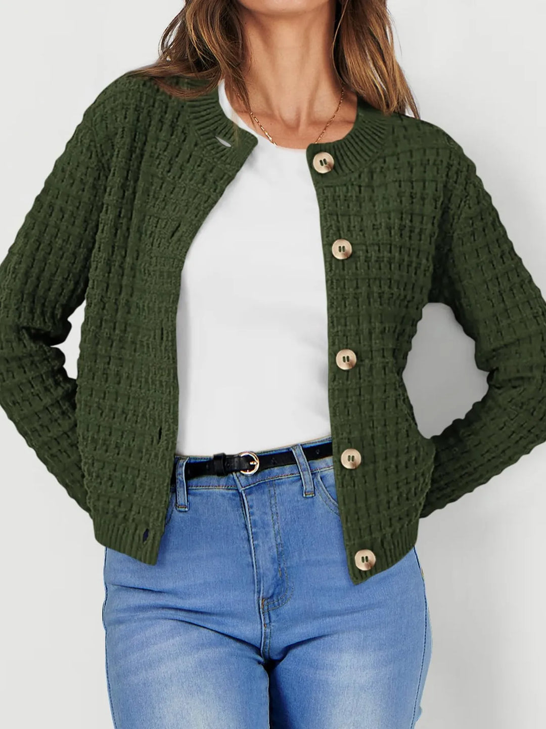 Harper™ - Strickjacke mit Knopfleiste