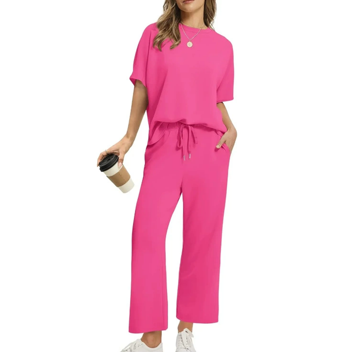 Eliza™ - Lässiges Top- und Hosen-Set