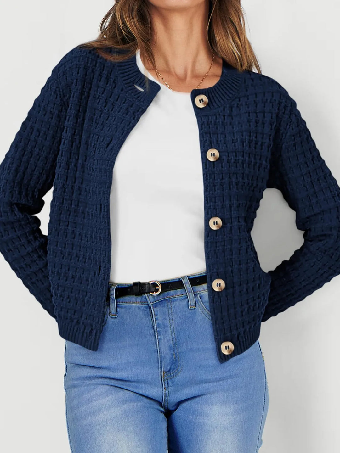Harper™ - Strickjacke mit Knopfleiste