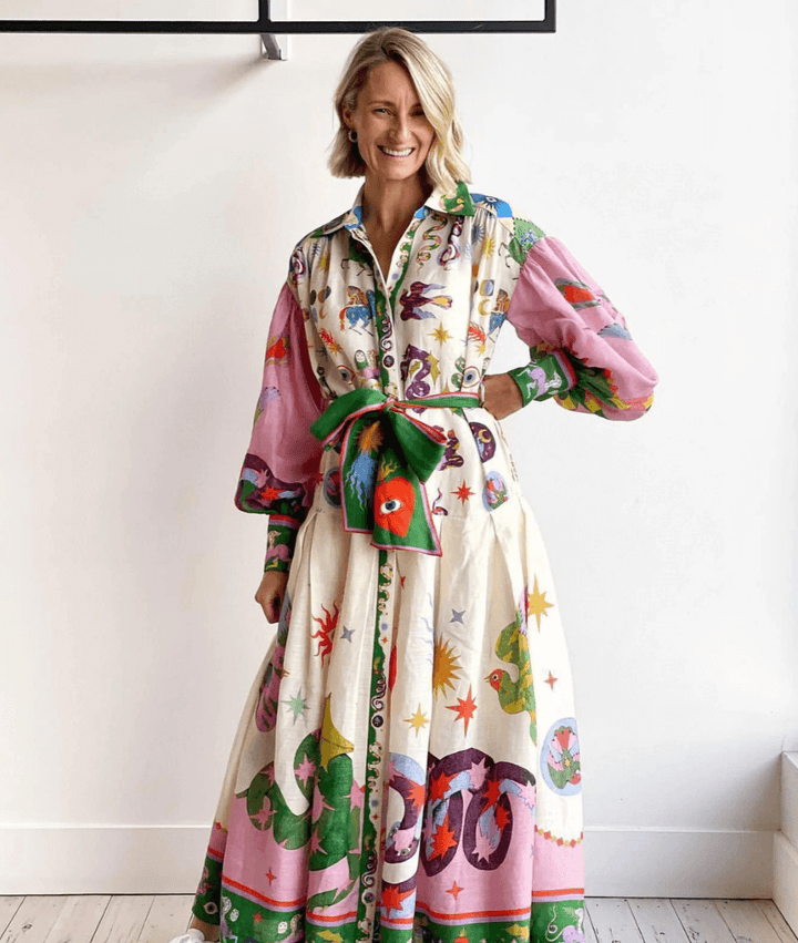 Dorthe™ | Elegantes Maxikleid aus Italien