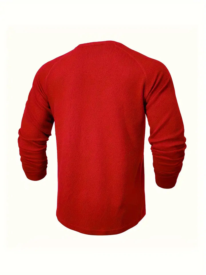 Chad™ - Herren Henley-Shirt