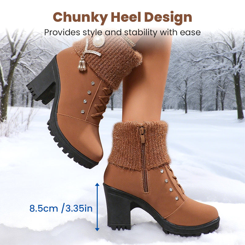 Alana™ - Chunky-Heel-Stiefel