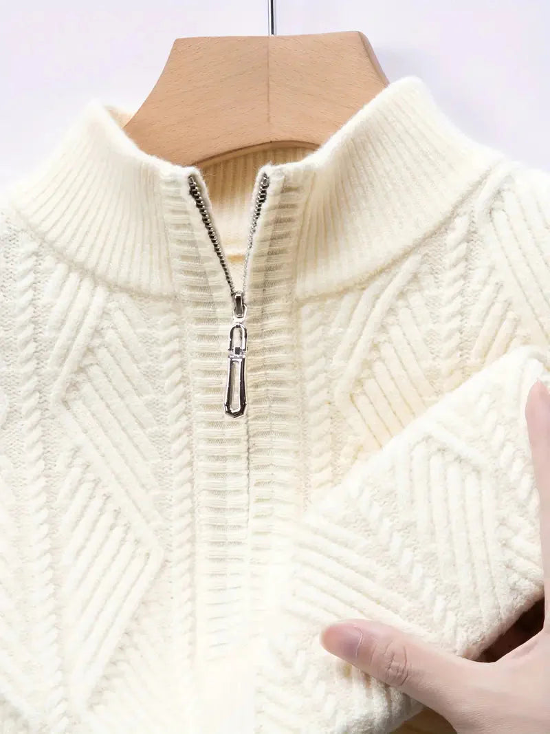 Brit & Boho™️ | Der Everest Kabelstrickpullover