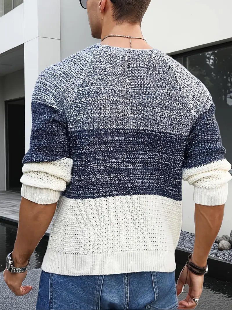 Brit & Boho™️ | Der Orion Geometrische Strickpullover