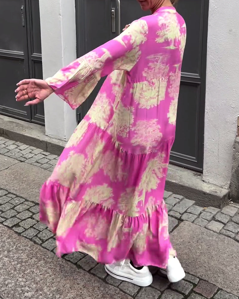 Diana™ - Bequemes Patchwork-Maxikleid
