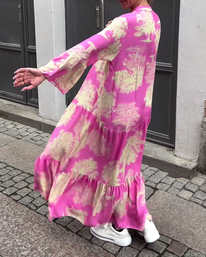 Diana™ - Bequemes Patchwork-Maxikleid
