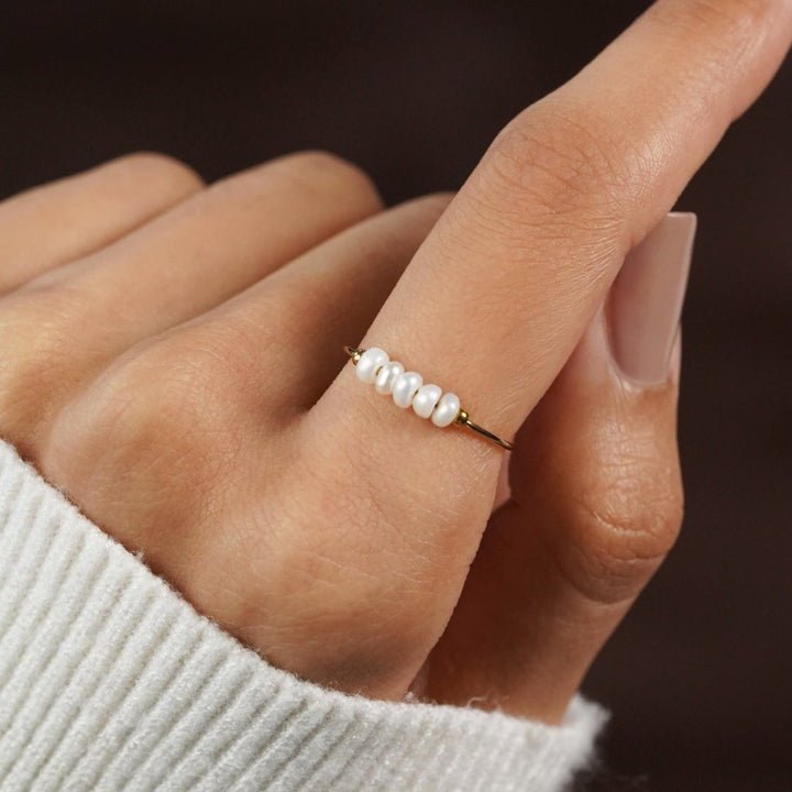 Silva - Ring mit Süßwasserperlen