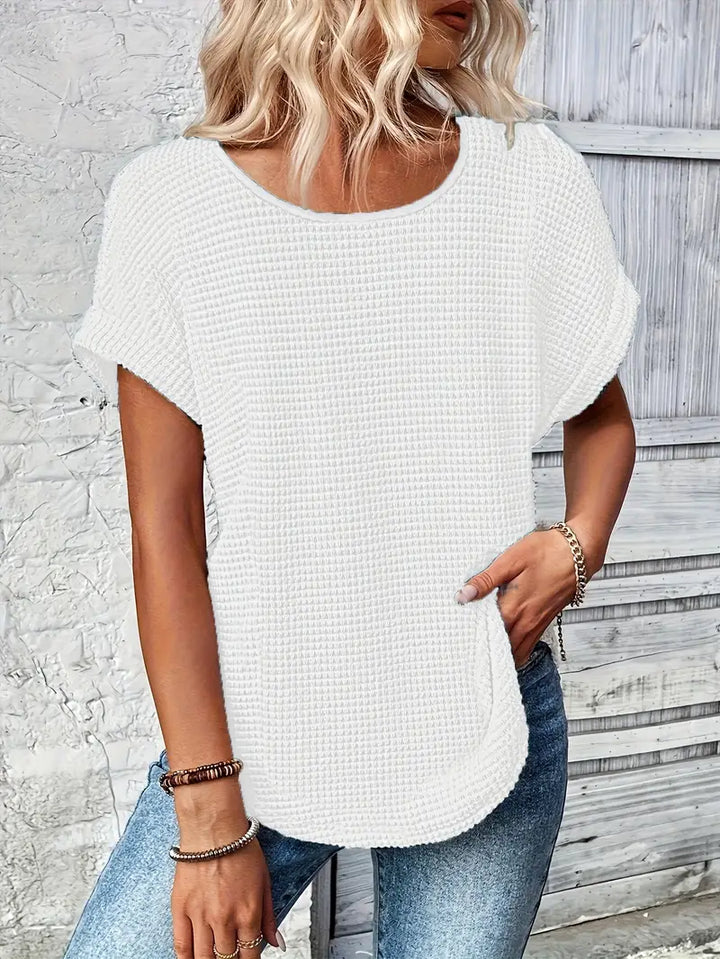 Oliv™ - Bequemes Rundhals-T-Shirt