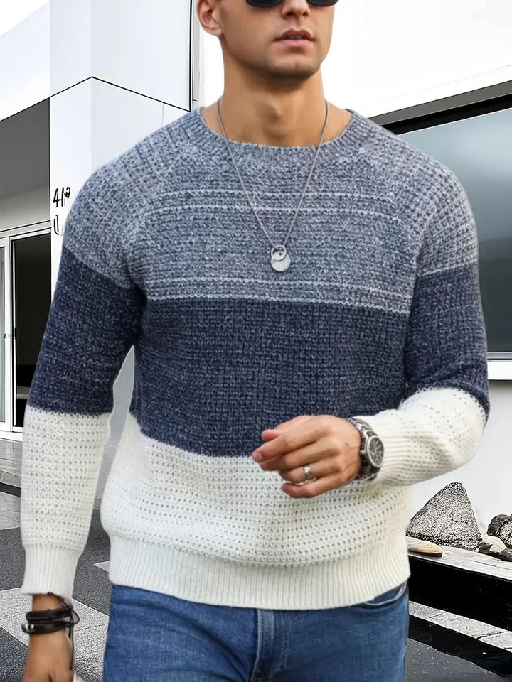 Brit & Boho™️ | Der Orion Geometrische Strickpullover