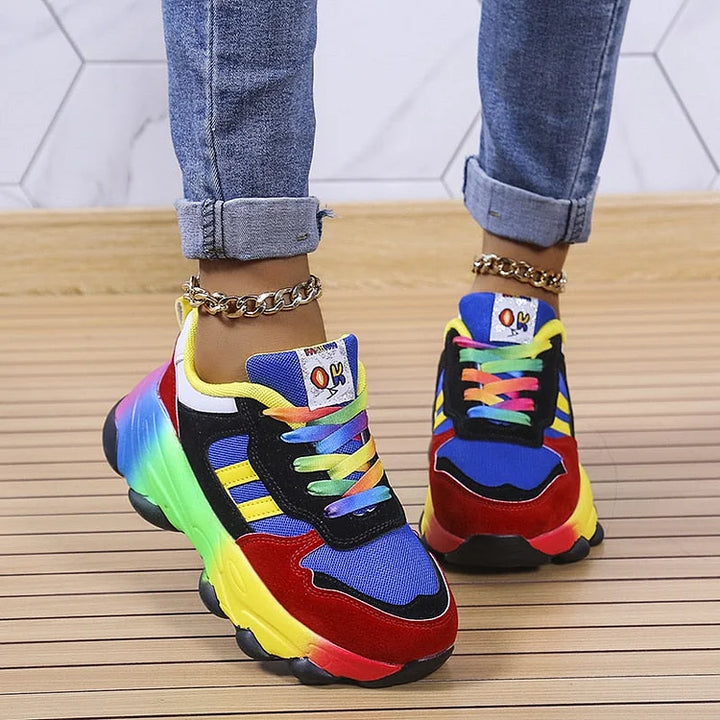 Isolina - Orthopädische Regenbogenschuhe