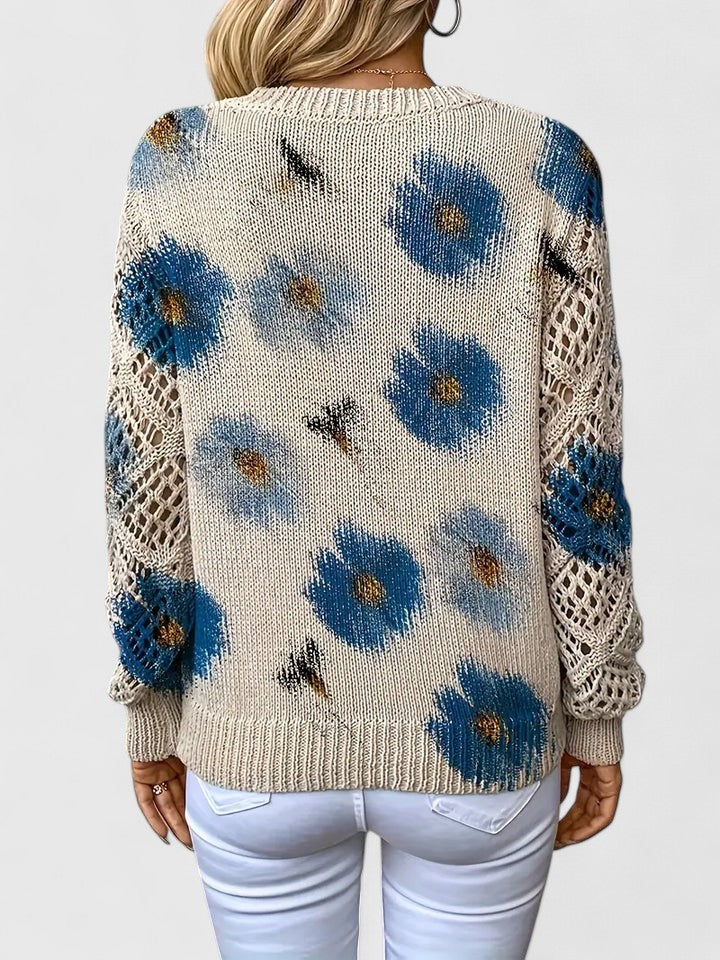 Deborah™ - Lässiger Floral-Pullover