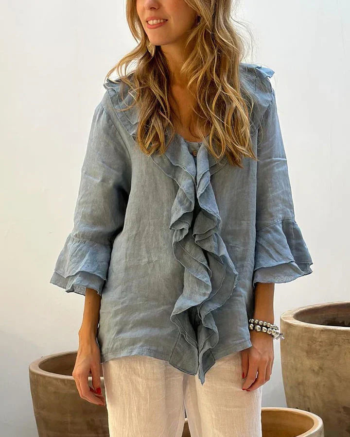 Cherry™ - Stylische Rüschbluse
