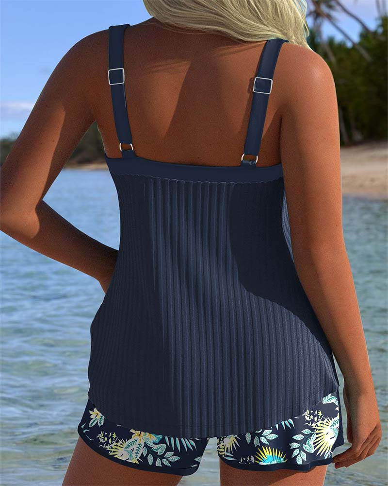 Clara™ – Elegantes Floral Tankini Set