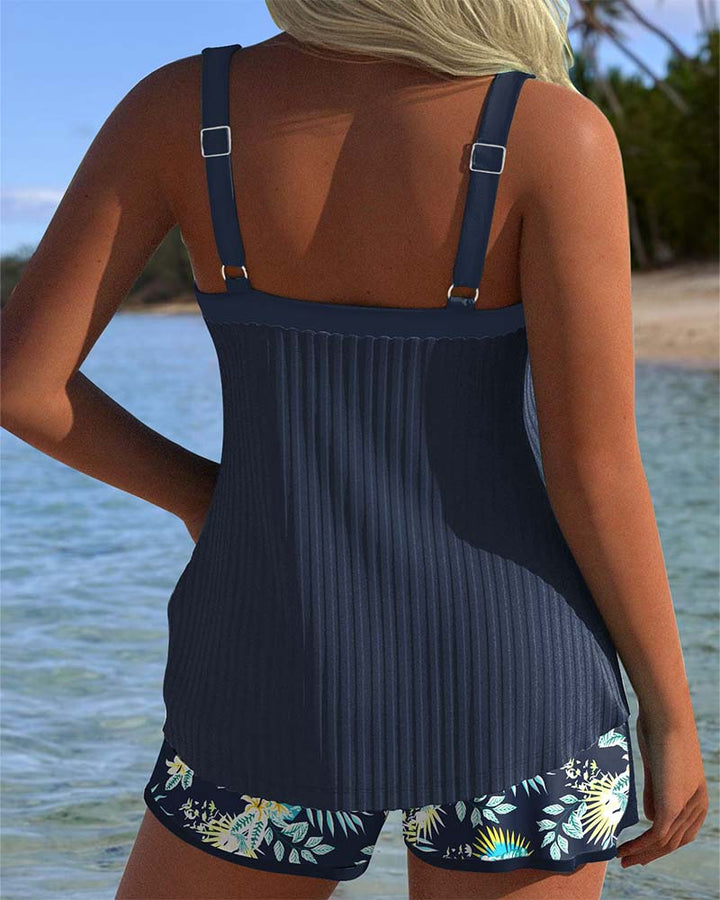 Clara™ – Elegantes Floral Tankini Set