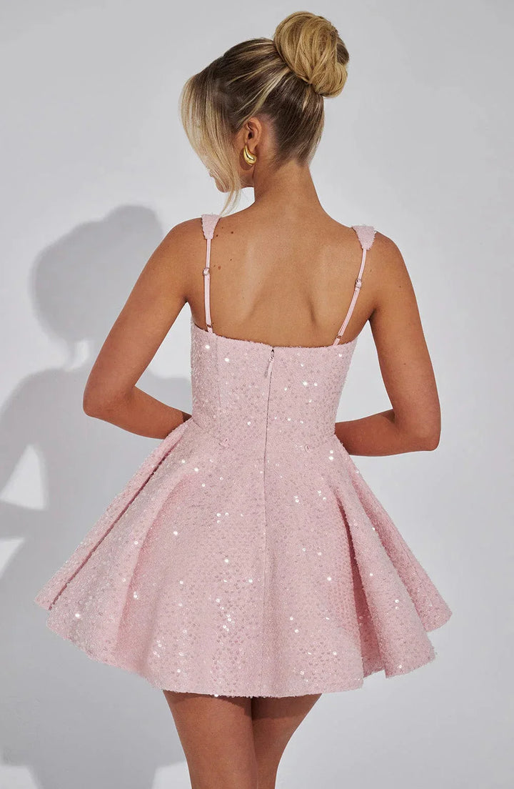 Hazel™ - Schickes Mini-Blush-Kleid