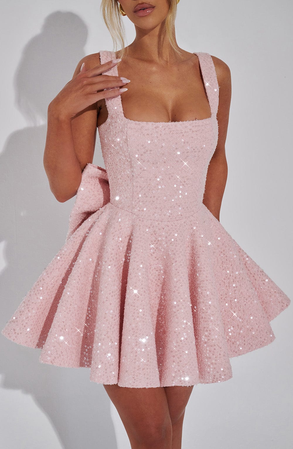 Hazel™ - Schickes Mini-Blush-Kleid