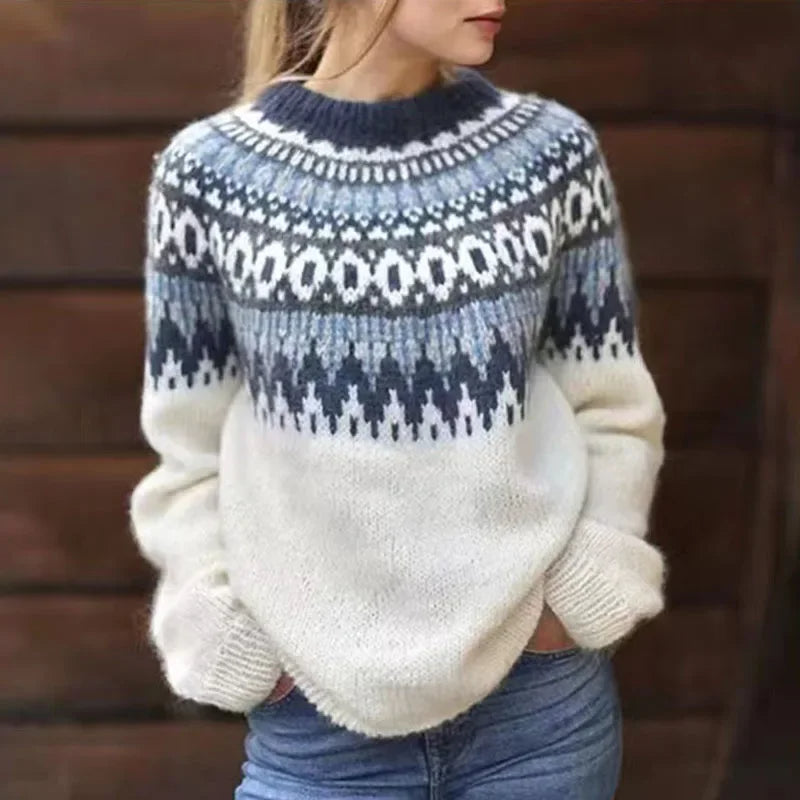 Maecey | Vintage Isländischer Pullover
