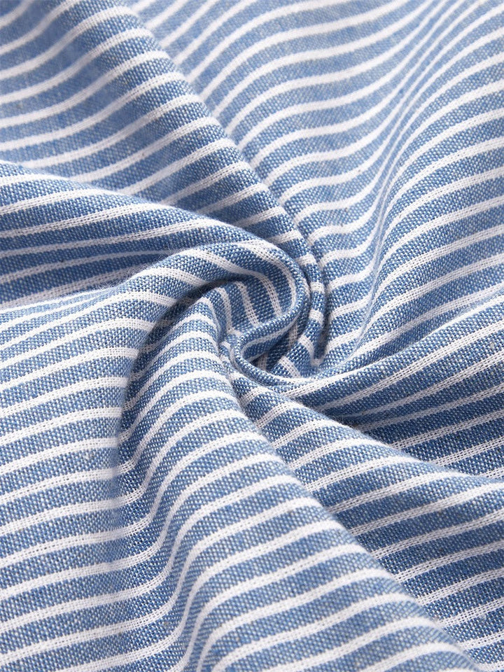Wanda™ - Gestreiftes Midi-Kleid