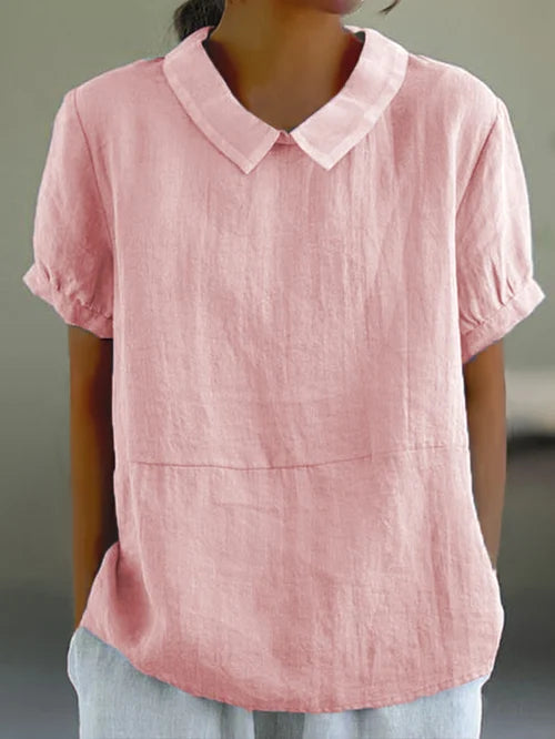 Amalie ™ - Entspannt geschnittene Bluse mit Kragen