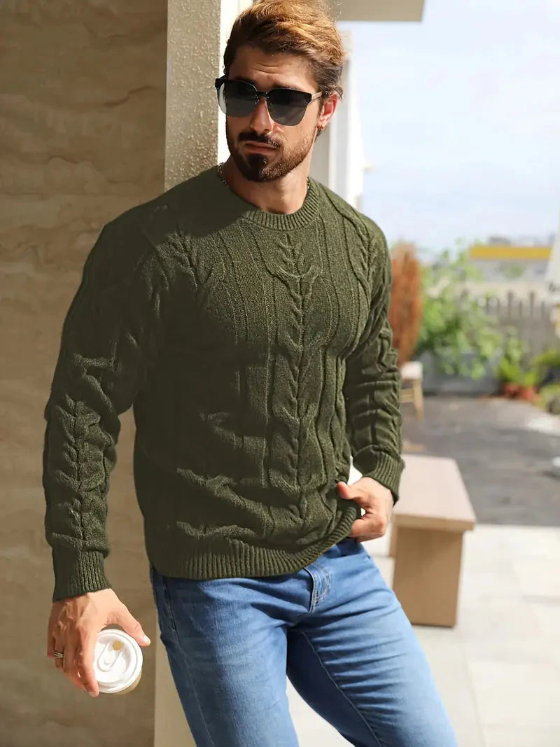 Brit & Boho™️ | Graphica Geo Strickpullover