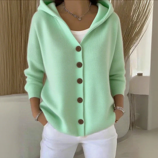 Teri™ - Damen Baumwoll-Cardigan mit langen Ärmeln