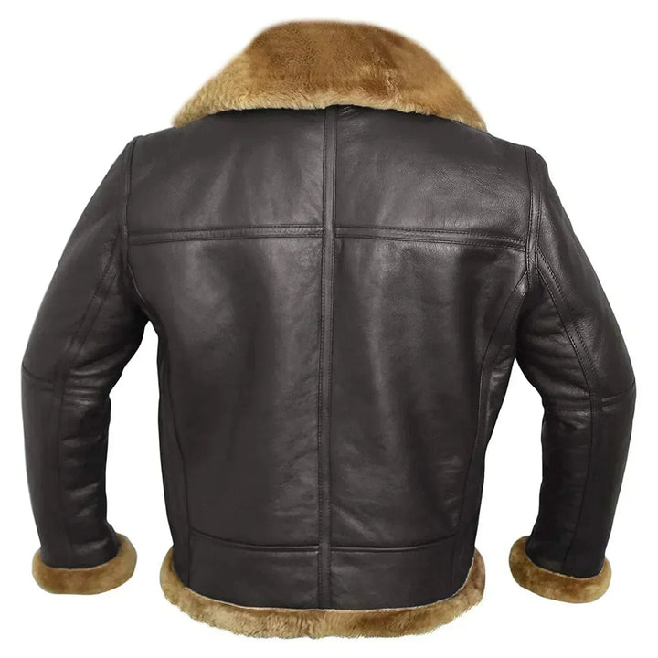 Enzo™ - Lammfell-Lederjacke