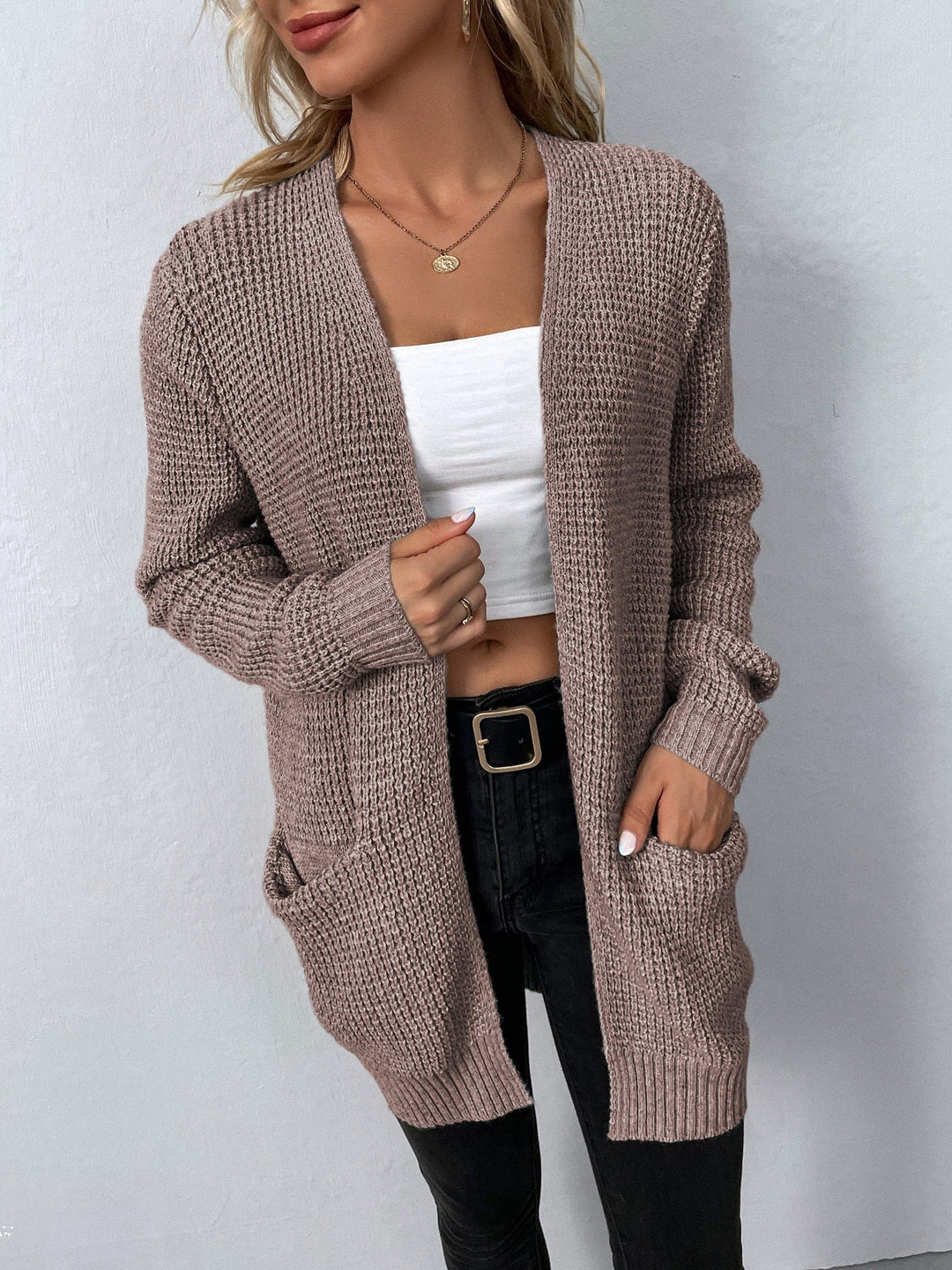 Esmae - Lange Strickjacke für Frauen