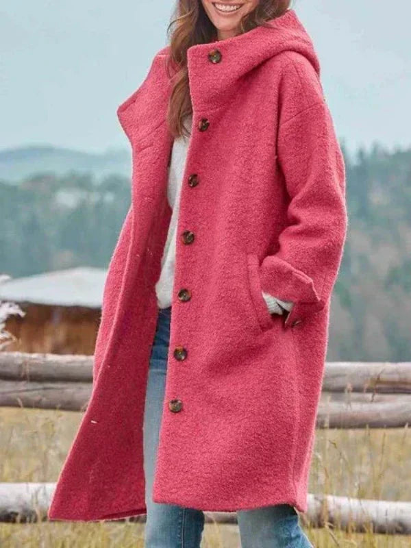 Elsbeth™ - Stilvolle Lange Winterjacke