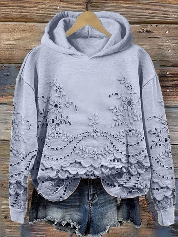 Regine™ - Gemütlicher Hoodie mit floralem Print