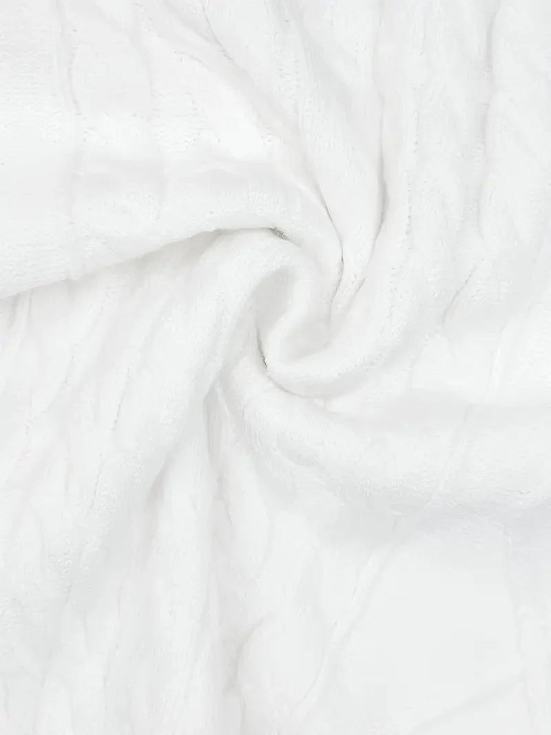 Brit & Boho™️ | Viskose-Mischung Strick Quarter Zip