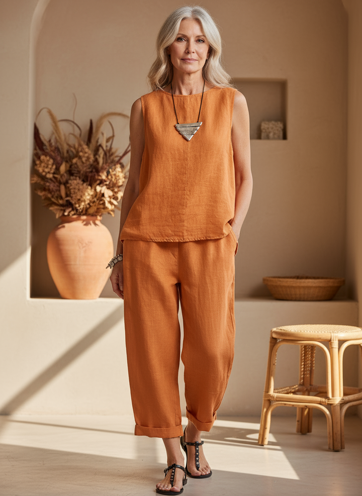 Zenneth - Lässiges Zweiteiliges Set