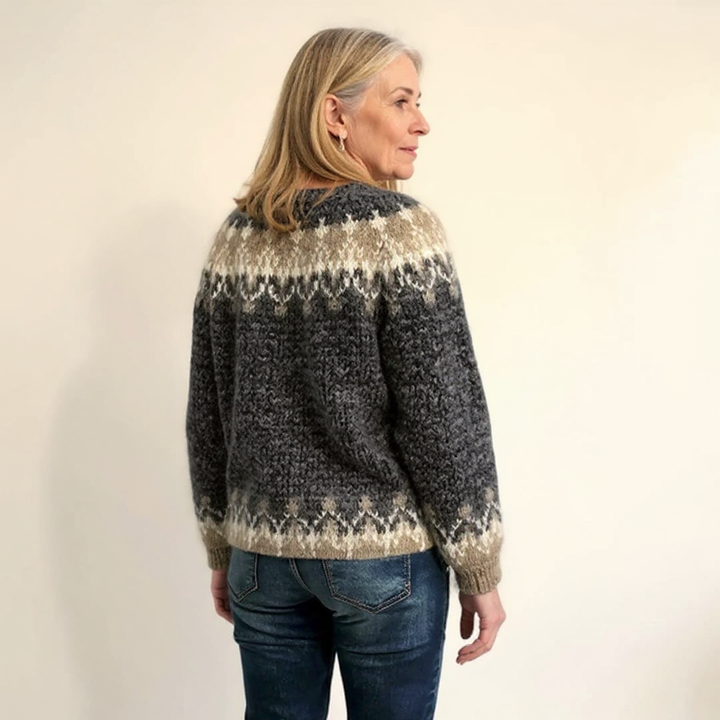 Samantha | Vintage Isländischer Pullover