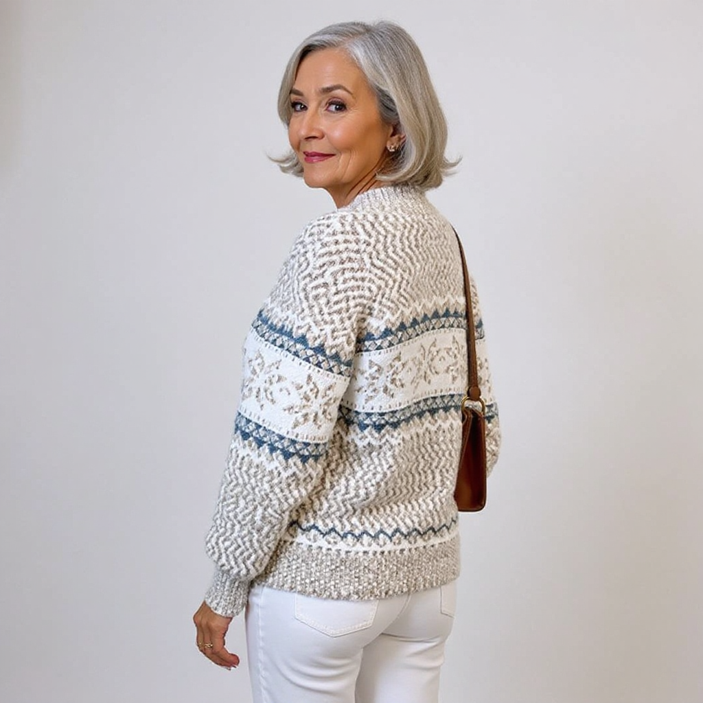 Melanie | Vintage Isländischer Pullover