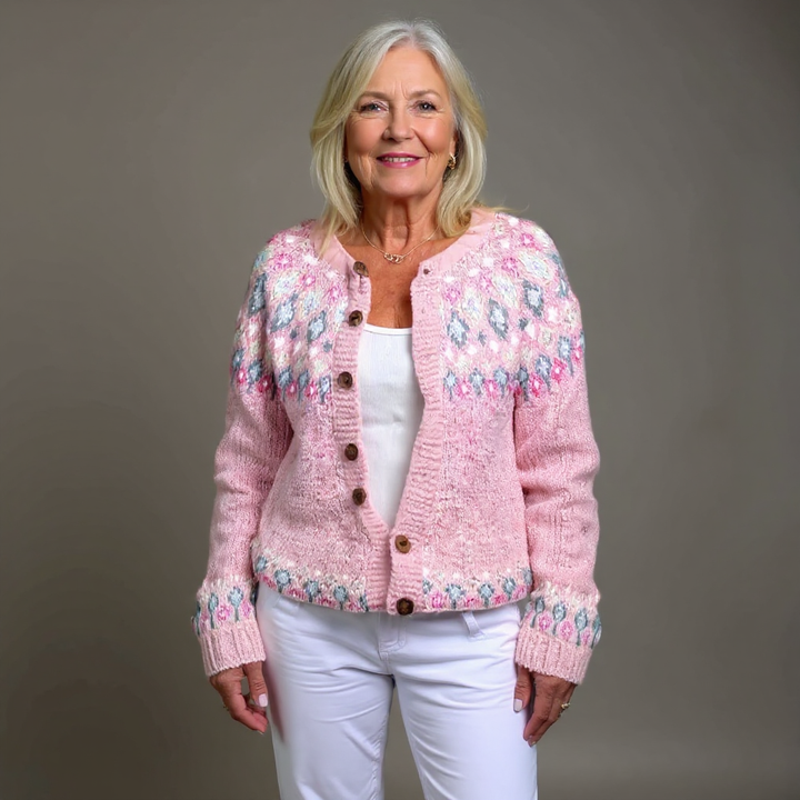 Hasel | Pink Comfort Cardigan