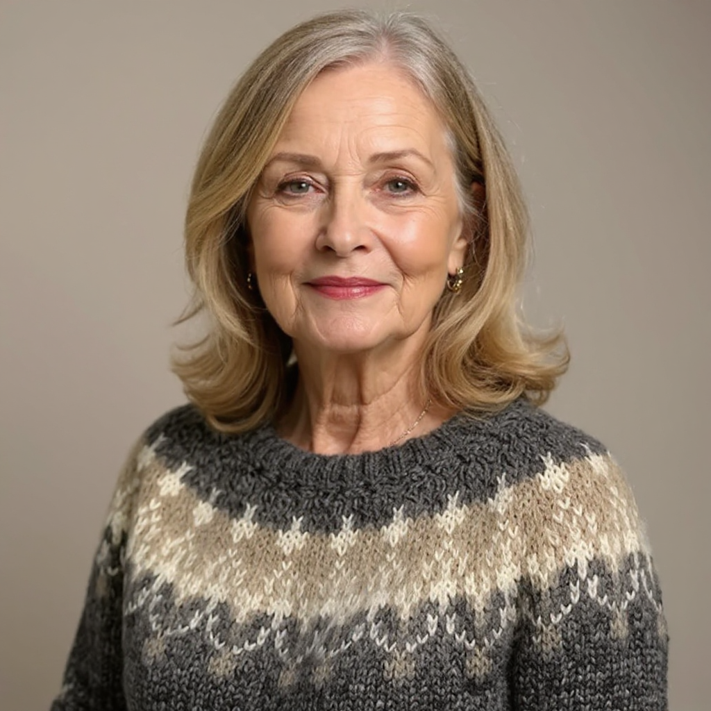 Samantha | Vintage Isländischer Pullover