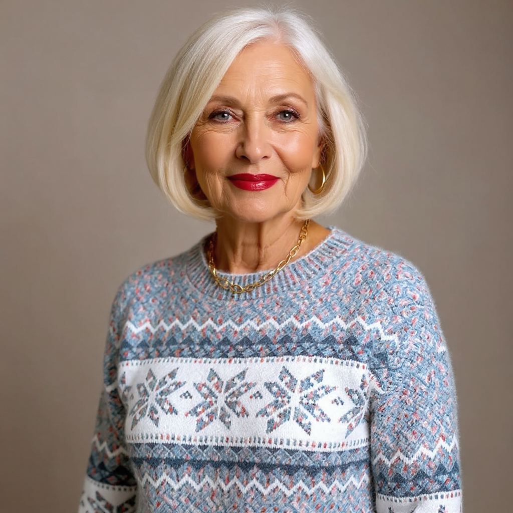 Melanie | Vintage Isländischer Pullover