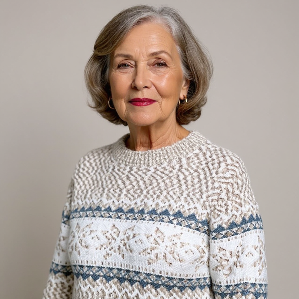 Melanie | Vintage Isländischer Pullover