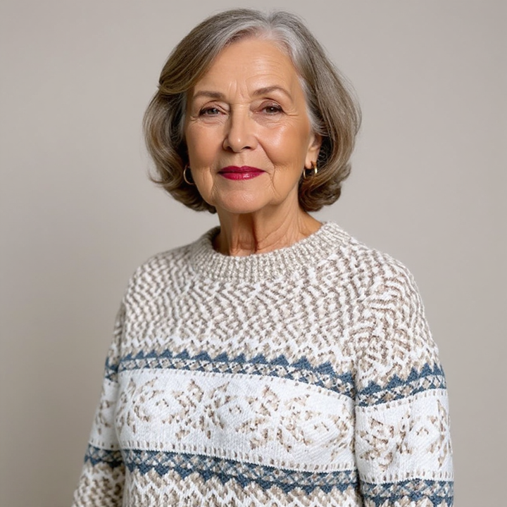 Melanie | Vintage Isländischer Pullover