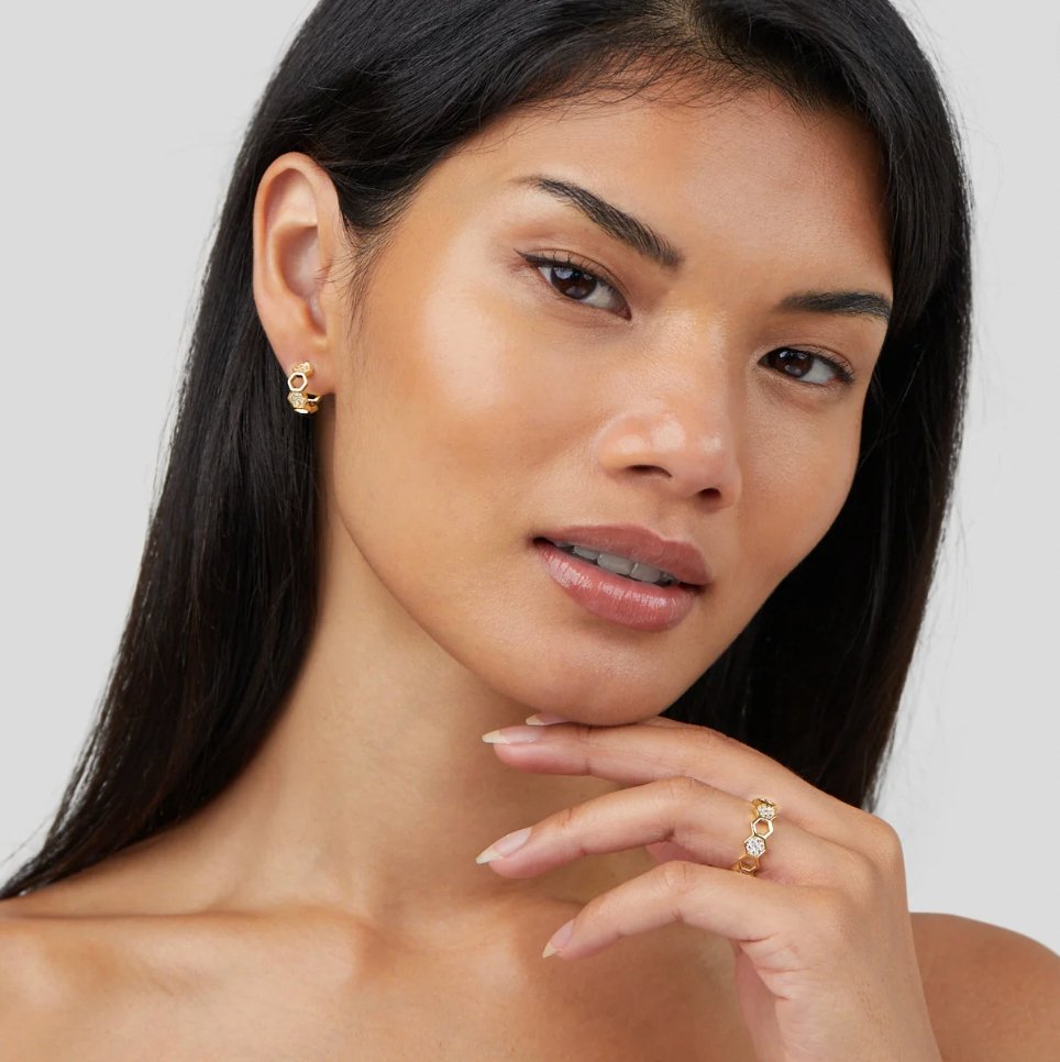 Cinthia - Gold- und Kristallring