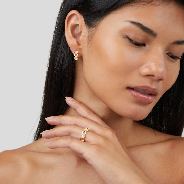 Cinthia - Gold- und Kristallring