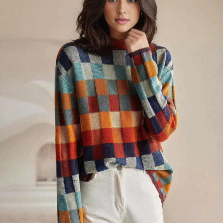 Darby - Bunter Strickpullover