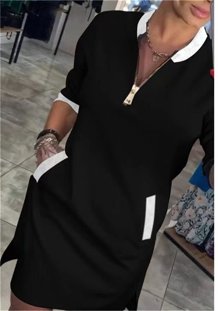 Bertha™ - Schickes Langarmkleid